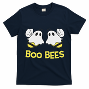 Funny Boo Bees Couples Halloween Cool T-Shirt - Navy Blue