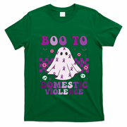 funny Boo Domestic Violence Awareness T-Shirt - Irish Green