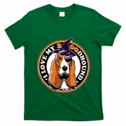 Funny Boo Puns Bloodhound Dog Lover T-Shirt - Irish Green