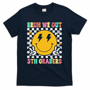 Funny Bruh We Out 5th Graders Fifth Grade Last Day of T-Shirt - Navy