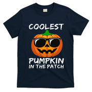 Funny Coolest Pumpkin In The Patch Halloween Funny T-Shirt - Navy Blue