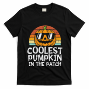 Funny Coolest Pumpkin In The Patch Halloween T-Shirt - Black