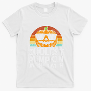Funny Coolest Pumpkin In The Patch Halloween T-Shirt - White