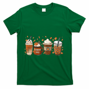 Fall Coffee Pumpkin Spice Lover T-Shirt - Green