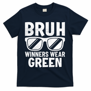 Field Day Team Spirit Bruh Winners Wear Green T-Shirt - Navy