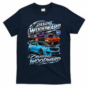 Future Detroit Velocity | 2026 Woodward Ave M1 T-Shirt - Navy Blue