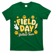 Field Day Yellow Team School Game Competiion T-Shirt - Green
