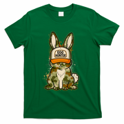 Funny Easter Egg Hunter Camouflage Bunny Rabbit T-Shirt - Green