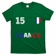 French Football 15 Jersey France Soccer Fan T-Shirt - Irish Green