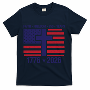 Faith Freedom 250 Years Anniversary T-Shirt - Navy