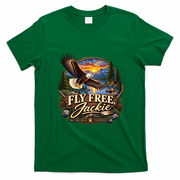 Fly Free Jackie Bald Eagle RIIP T-Shirt - Irish Green
