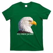 Fly Free Jackie Bald Eagle T-Shirt - Irish Green