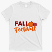 Fall Festival Pumpkin Halloween T-Shirt - White