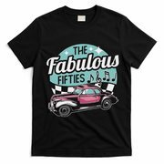 Fabulous Fifties Rockabilly Classic Car Psychobilly Rocker T-Shirt - Black