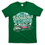 Fabulous Fifties Rockabilly Classic Car Psychobilly Rocker T-Shirt - Irish Green