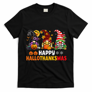 Festive Gnome Decorations for the Holiday Season T-Shirt - Black