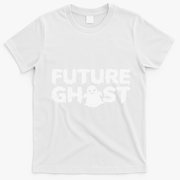 Future Ghost Funny Halloween Boo Spooky Trick Or Treat T-Shirt - White