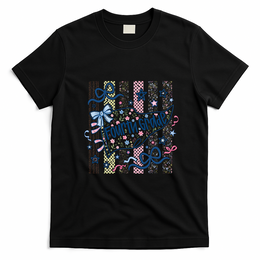 Fourth Grade Floral Print Fun Back To School Vintage Retro T-Shirt - Black