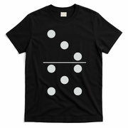 Funny Group Matching Halloween Costume Domino Dominoes 35 T-Shirt - Black