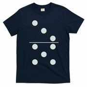 Funny Group Matching Halloween Costume Domino Dominoes 35 T-Shirt - Navy Blue