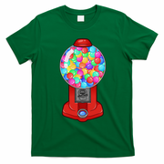 Funny Gumball Machine Halloween Gum Dispenser Easy Costume T-Shirt - Irish Green
