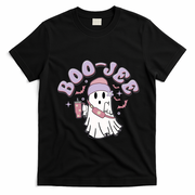Funny Halloween Boo Jee Ghost T-Shirt - Black