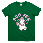 Funny Halloween Boo Jee Ghost T-Shirt - Irish Green