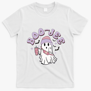 Funny Halloween Boo Jee Ghost T-Shirt - White