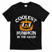 Funny Halloween Coolest Pumpkin In The Patch Cute Gift T-Shirt - Black