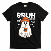 Funny Halloween Ghost Bruh I Mean Boo T-Shirt - Black