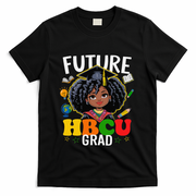 Future Hbcu Grad Afro Black History Month T-Shirt - Black