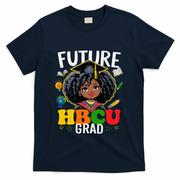 Future Hbcu Grad Afro Black History Month T-Shirt - Navy