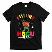 Future HBCU Grad Girl Graduation HBCU T-Shirt - Black