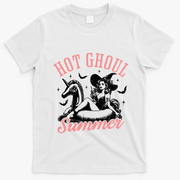 Funny Halloween Hot Ghoul Summer Summerween T-Shirt - White
