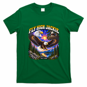 Fly High Jackie Big Bear Lake Bald Eagle Memorial T-Shirt - Irish Green