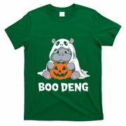 Funny Halloween Moo Deng Baby Hippo Boo Deng Ghost Costume T-Shirt - Irish Green