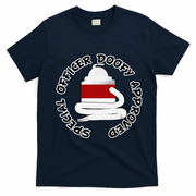 Funny Halloween Officer Doofy Costume Halloween Gift T-Shirt - Navy Blue