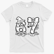 Funny Halloween Six Seven 67 Meme 6-7 T-Shirt - White