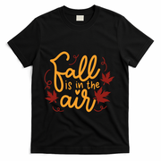 Fall Is In The Air Nature Cute T-Shirt - Black