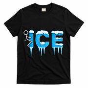 F ICE Stick Figure T-Shirt - Black