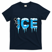 F ICE Stick Figure T-Shirt - Navy