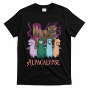 Funny Llama Apocalypse T-Shirt - Black