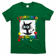 Funny Last Day Of Third 3rd Grade I Survived Third 3rd Grade T-Shirt - Green