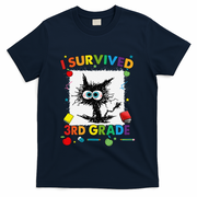 Funny Last Day Of Third 3rd Grade I Survived Third 3rd Grade T-Shirt - Navy