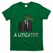 Funny Law School Graduation Gift Lawyer Attorney Tee T-Shirt - Green