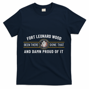 Fort Leonard Wood Missouri Basic Training Alumni Vintage T-Shirt - Navy