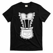 French Maid Costume Cool Halloween Housemaid Gift T-Shirt - Black