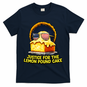 Funny Meme Justice For Lemon Pound Cake T-Shirt - Navy