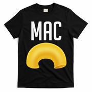 Funny Matching Macaroni And Cheese Halloween Costume Gift T-Shirt - Black