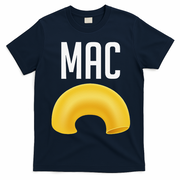 Funny Matching Macaroni And Cheese Halloween Costume Gift T-Shirt - Navy Blue